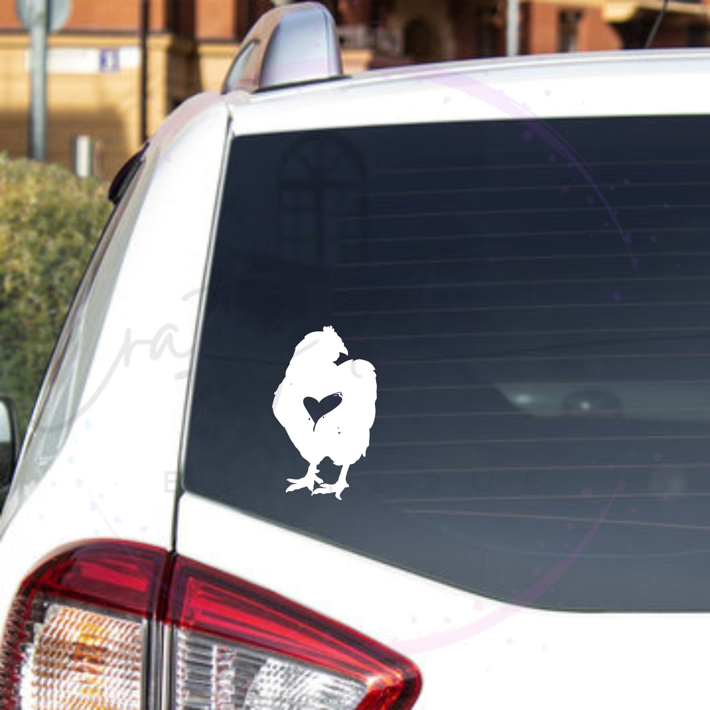 Chicken Heart Decal 2