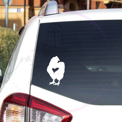 Chicken Heart Decal 2
