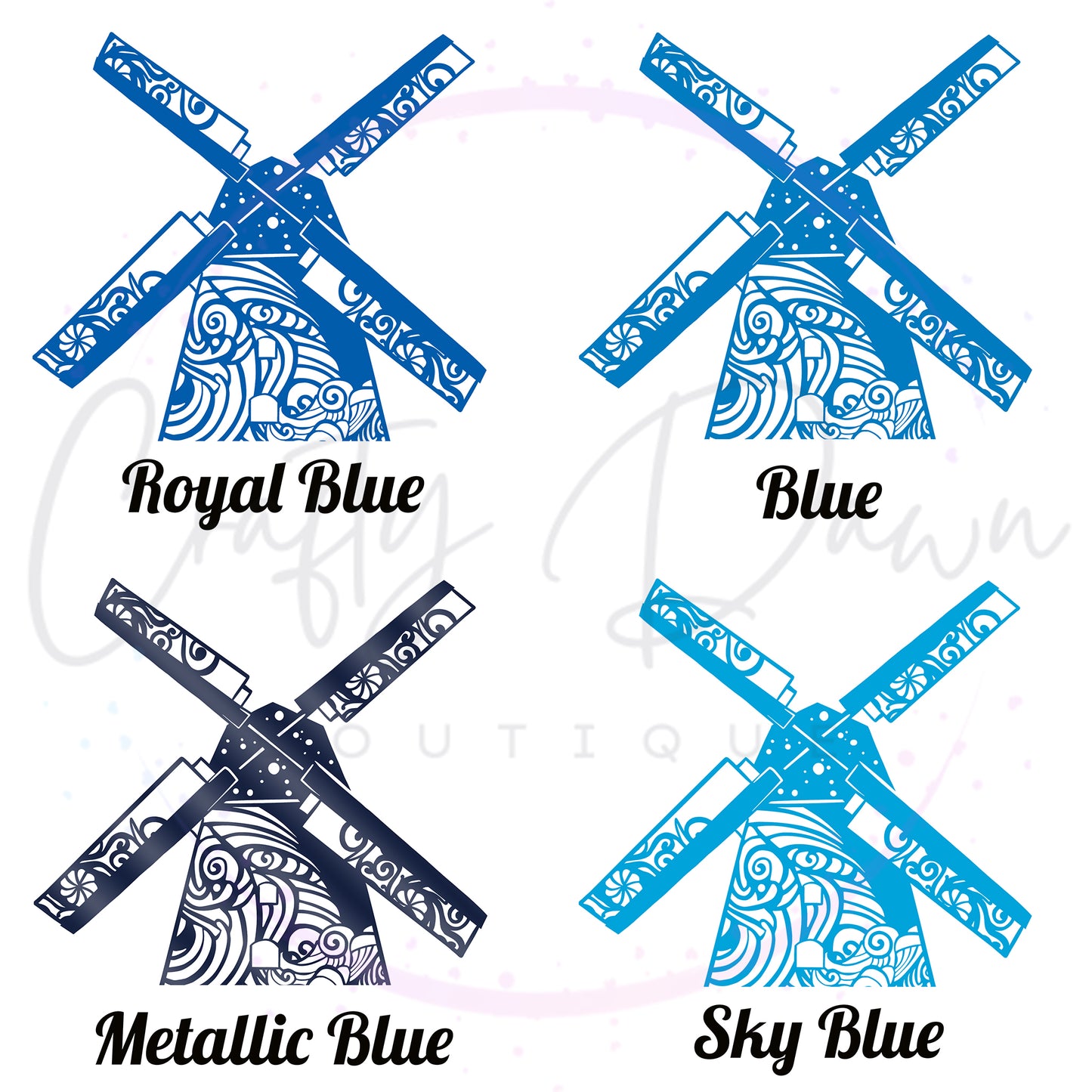 Windmill Mandala Decal