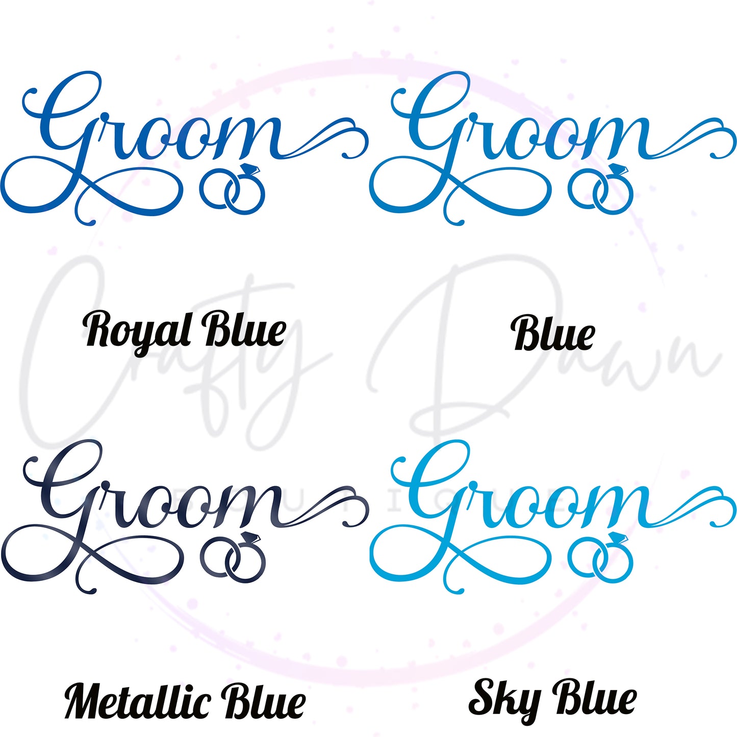 Groom Acrylic Sign
