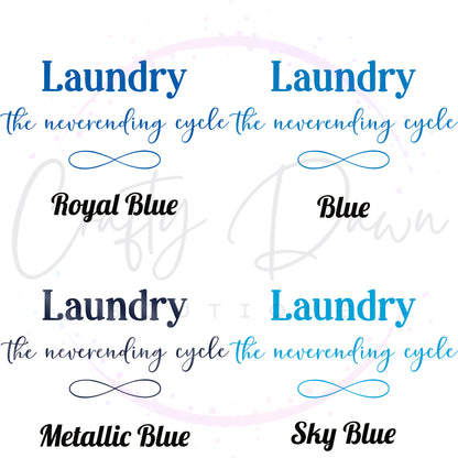 Laundry, The Neverending Cycle Decal