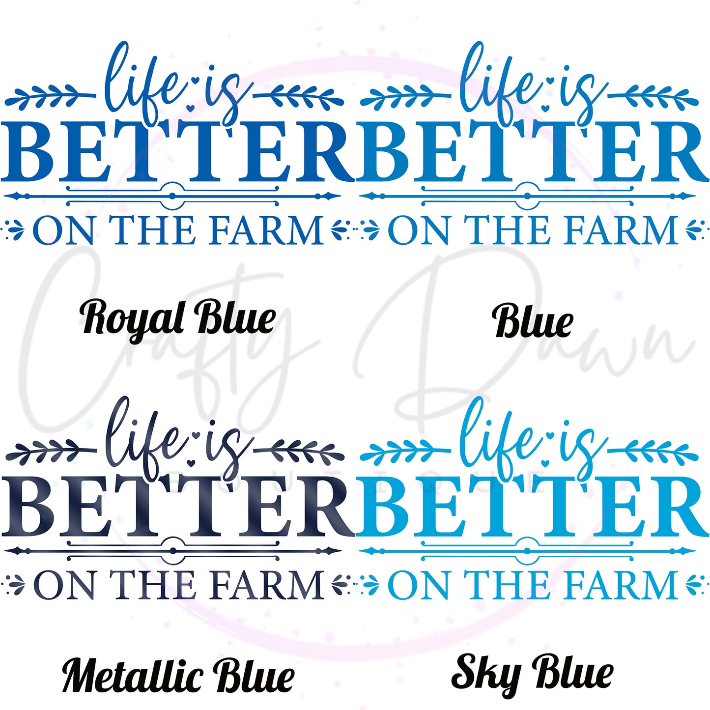 Life Is Better On The Farm Decal