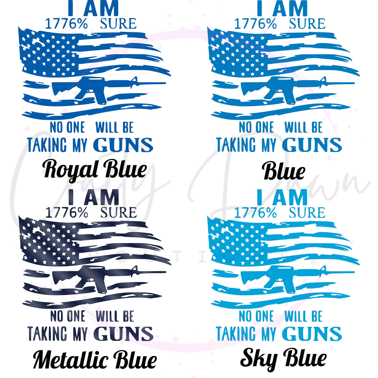 I Am 1776% Sure Decal
