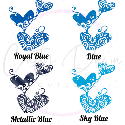 Tangled Hearts Mandala Decal