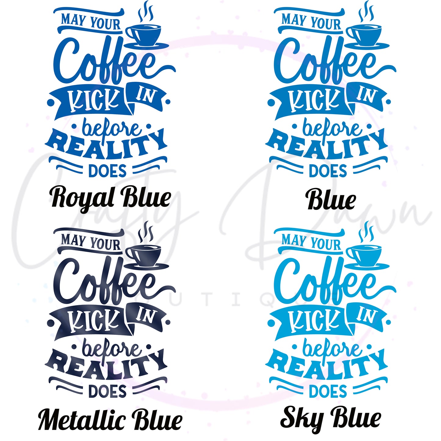 Coffee Before Reality Decal