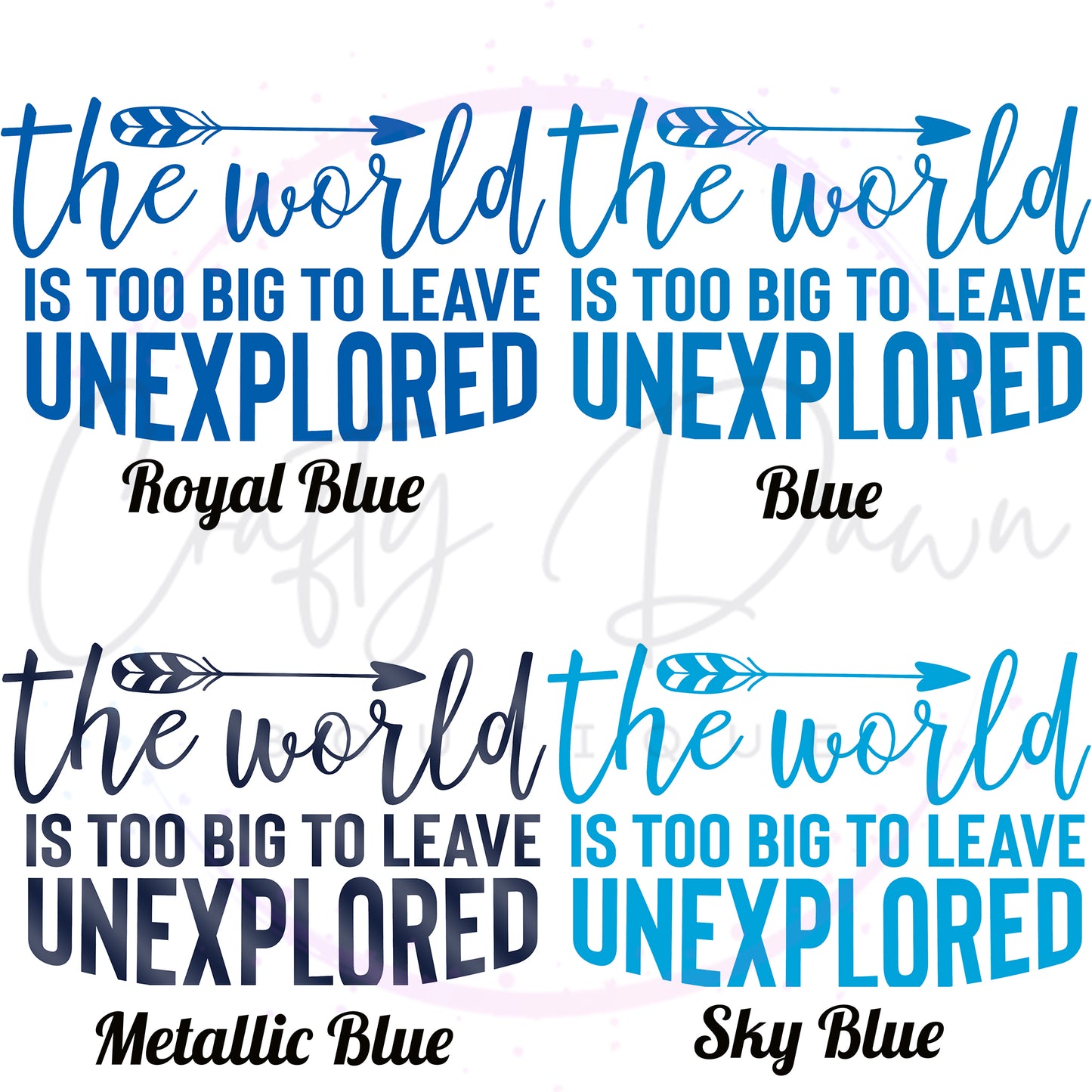The World Is Too Big Decal