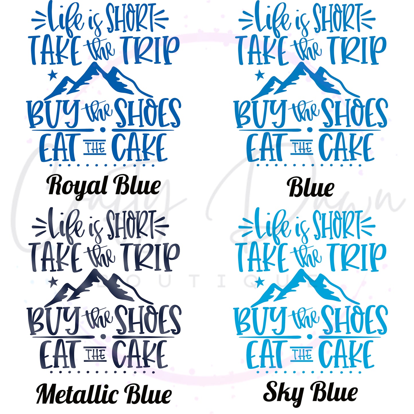 Life Is Short Take The Trip Decal