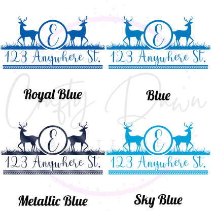 Deer Mailbox Decal