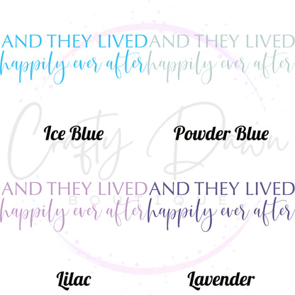 Happily Ever After Acrylic Sign