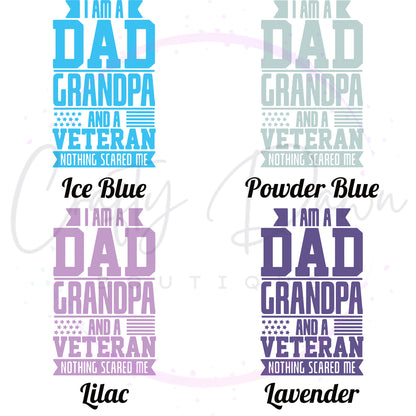 Dad Grandpa Veteran Decal