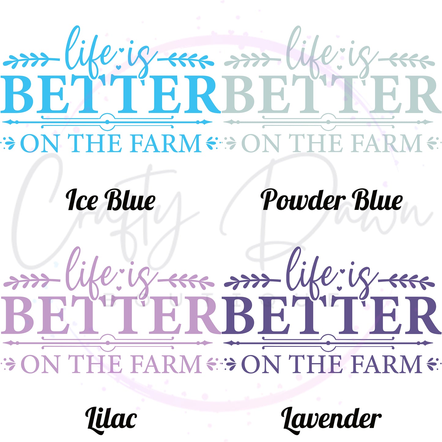 Life Is Better On The Farm Decal