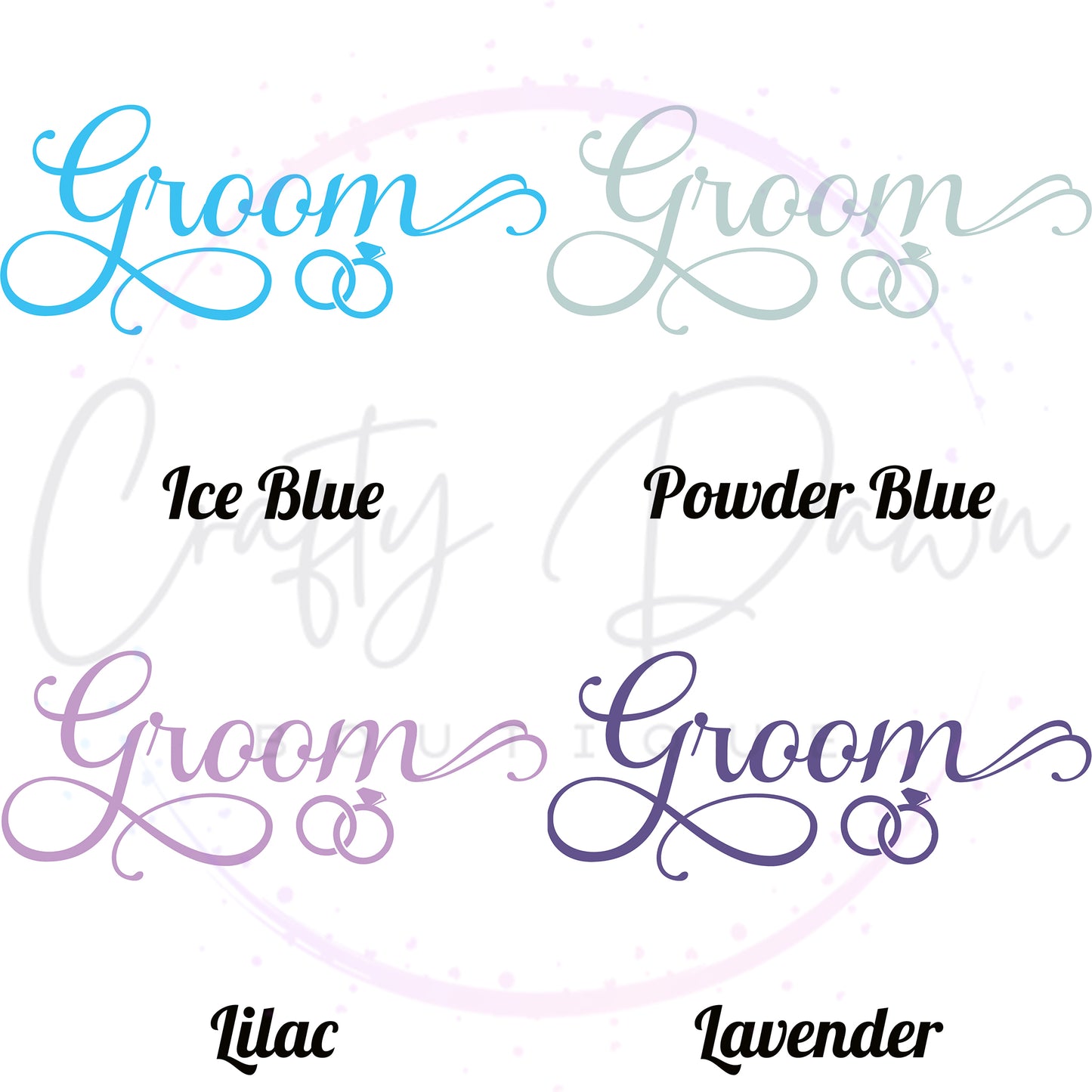 Groom Acrylic Sign
