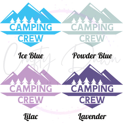 Camping Crew Decal