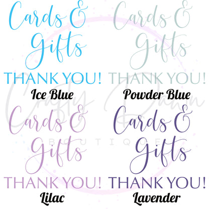 Cards And Gifts Acrylic Sign