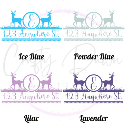 Deer Mailbox Decal