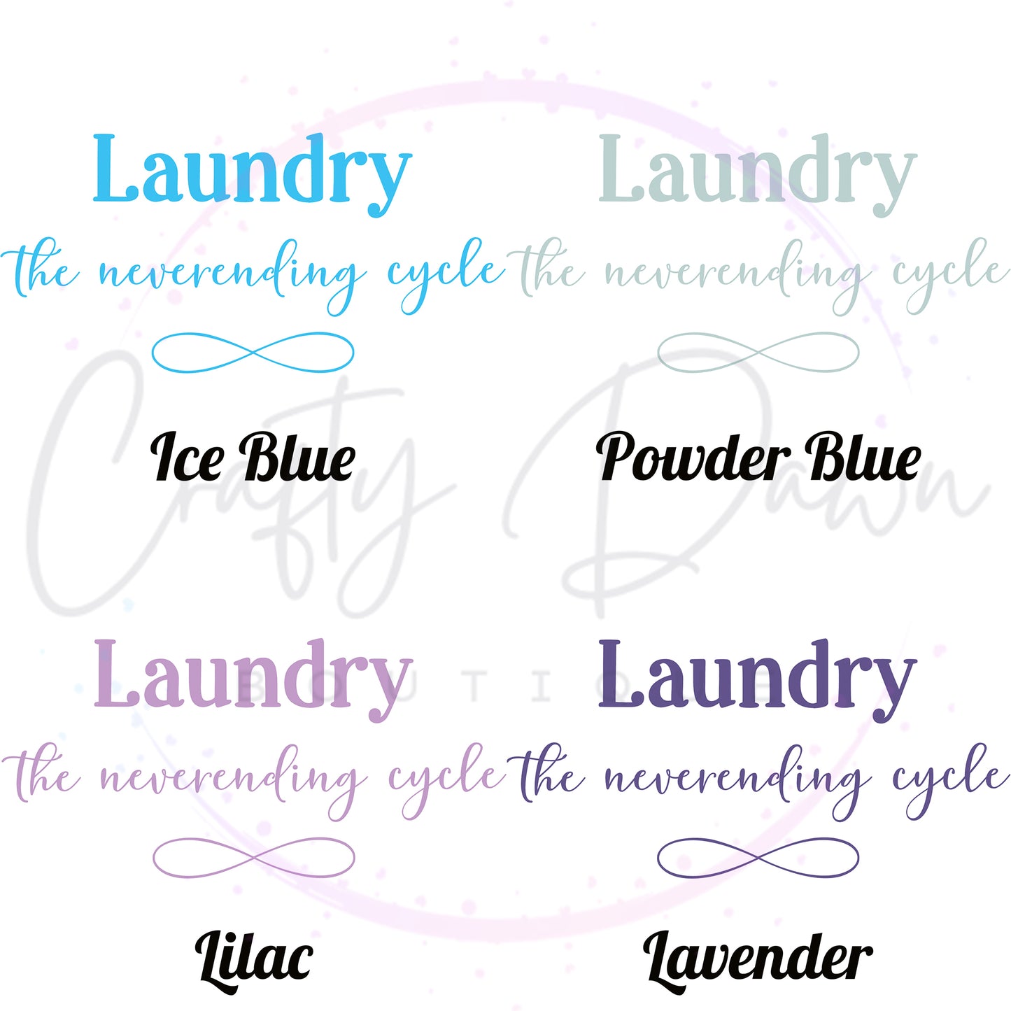 Laundry, The Neverending Cycle Decal