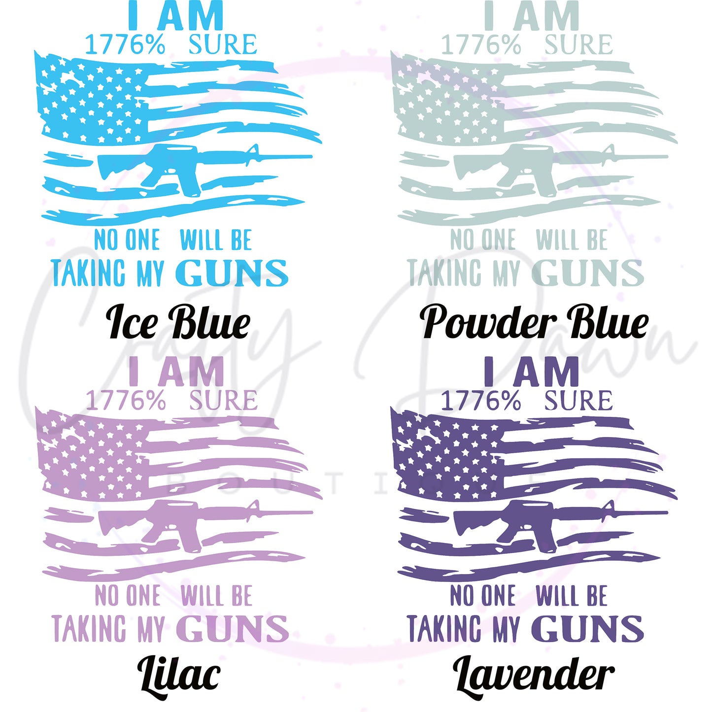 I Am 1776% Sure Decal