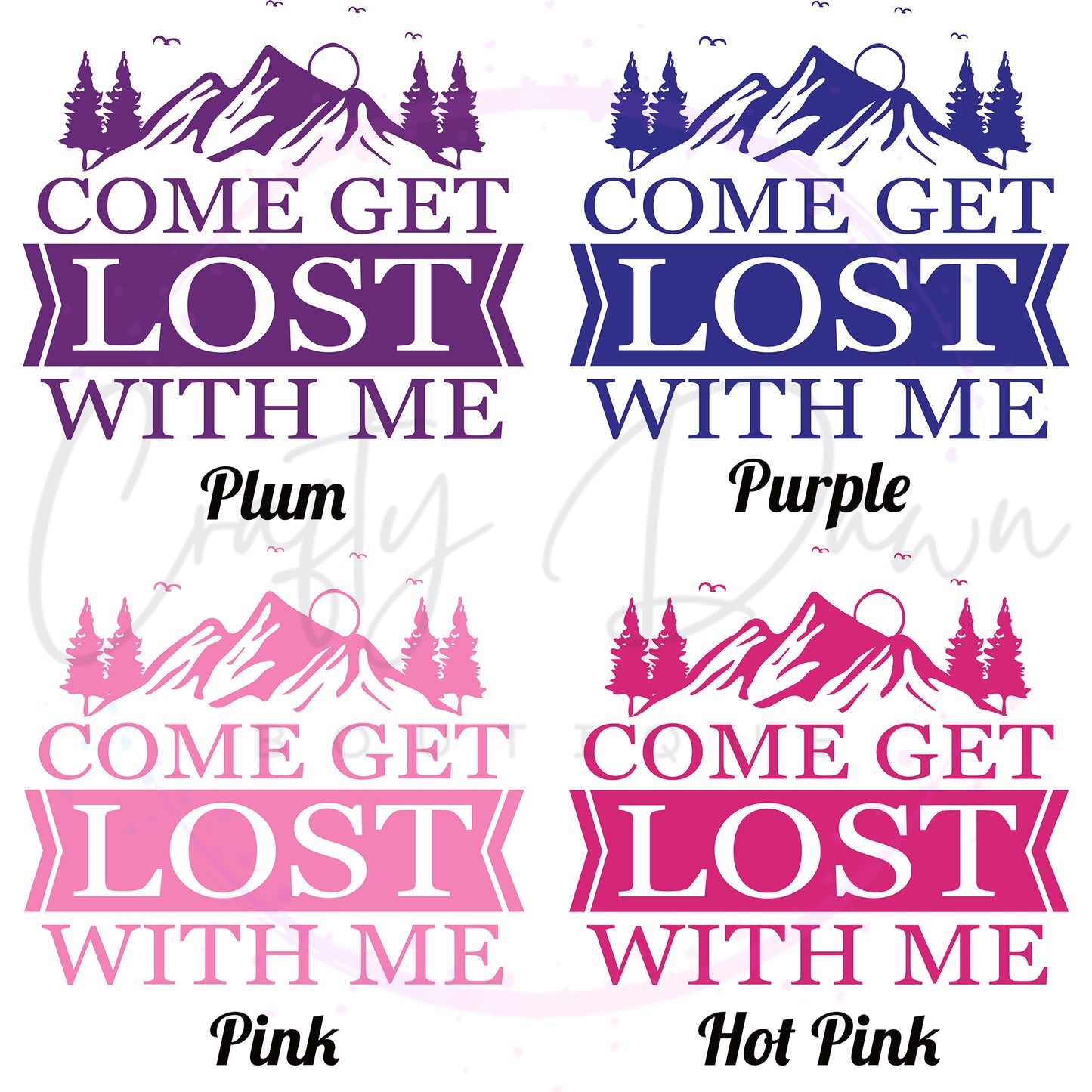 Get Lost With Me Decal