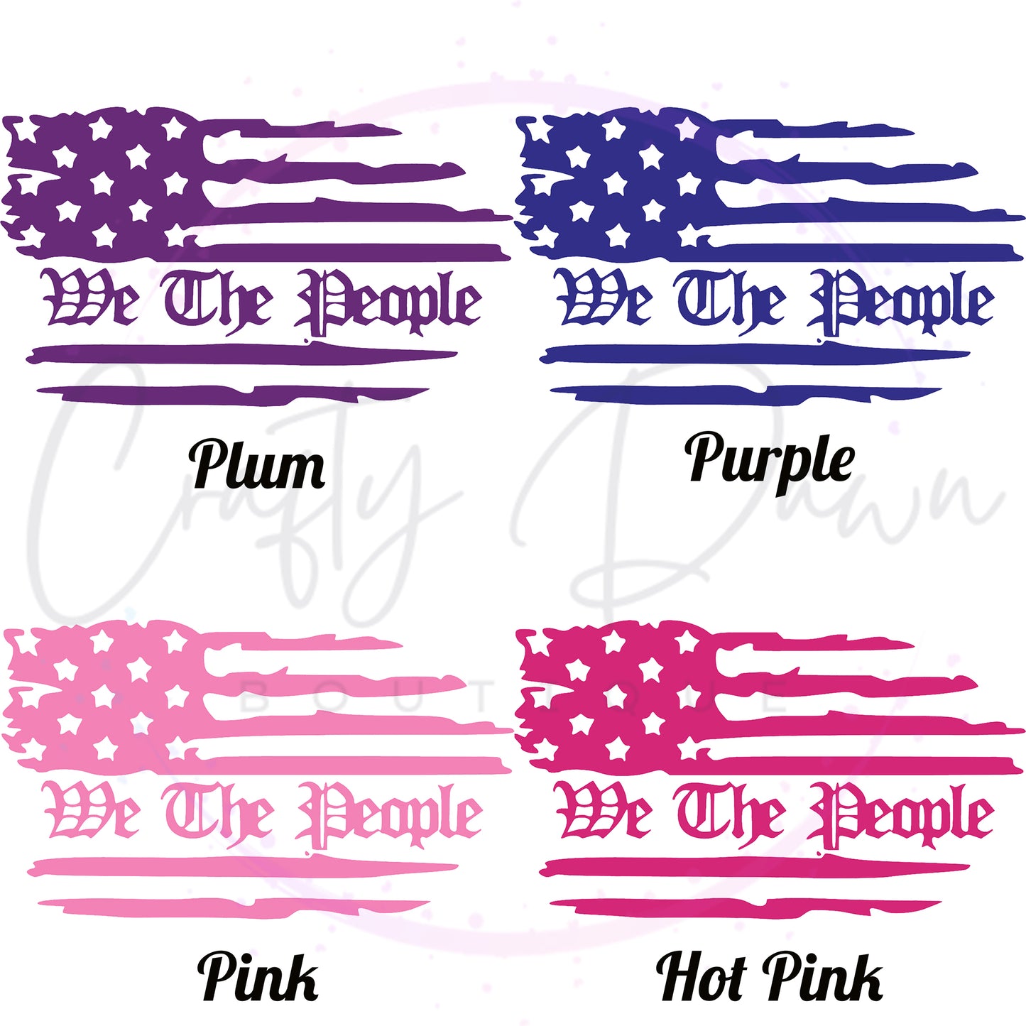 We The People Decal
