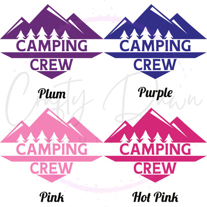 Camping Crew Decal