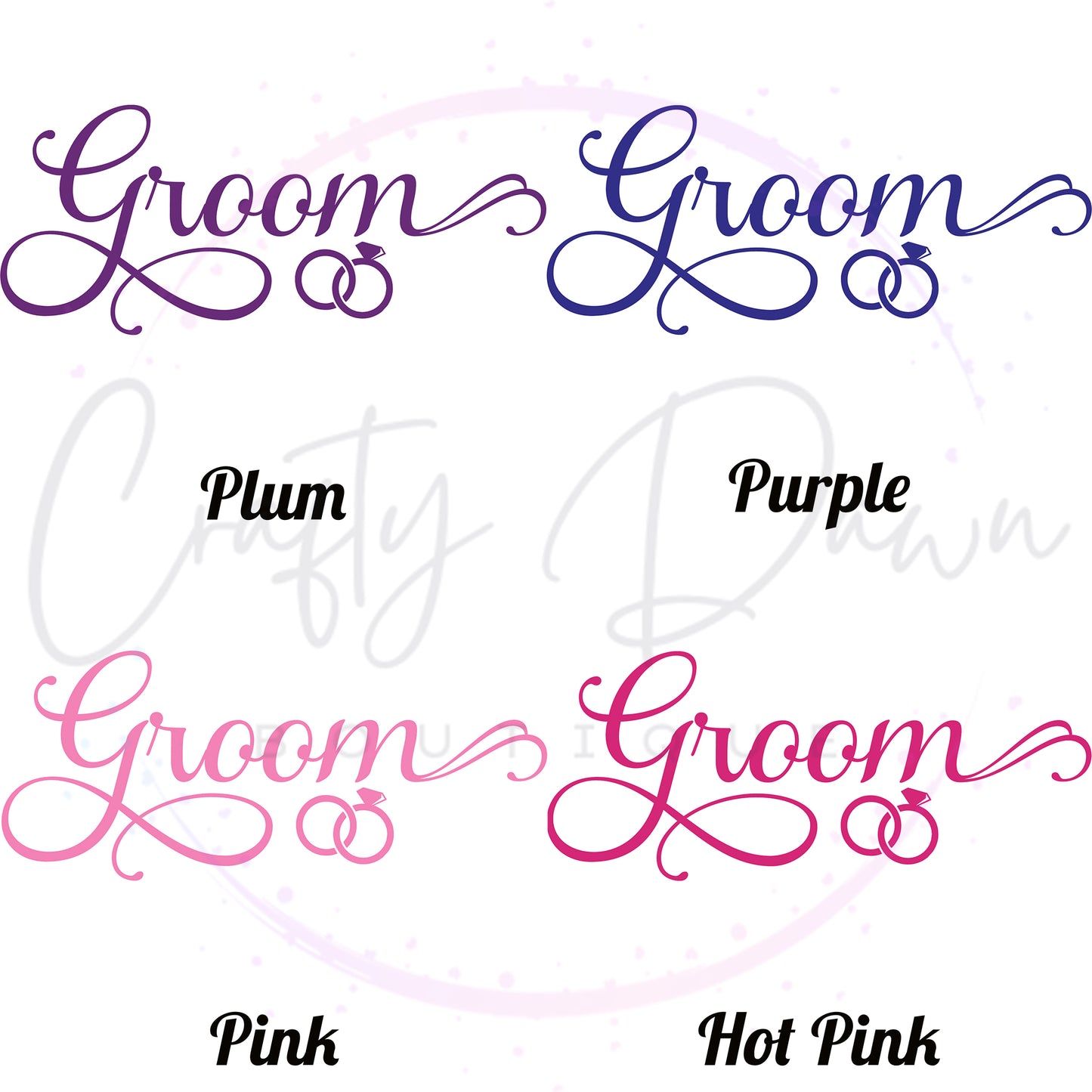 Groom Acrylic Sign