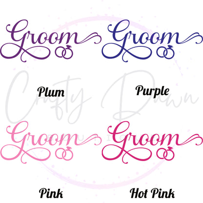 Groom Acrylic Sign