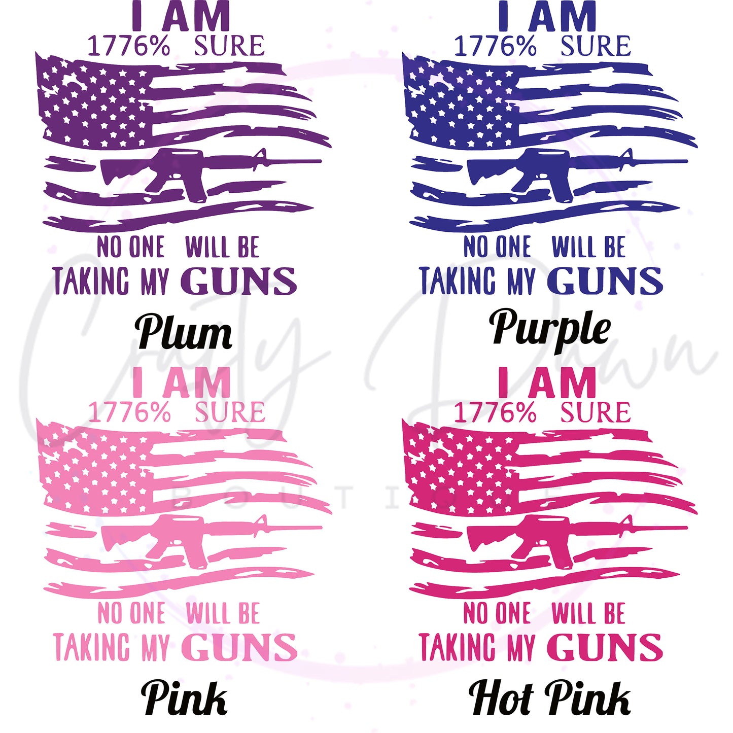 I Am 1776% Sure Decal