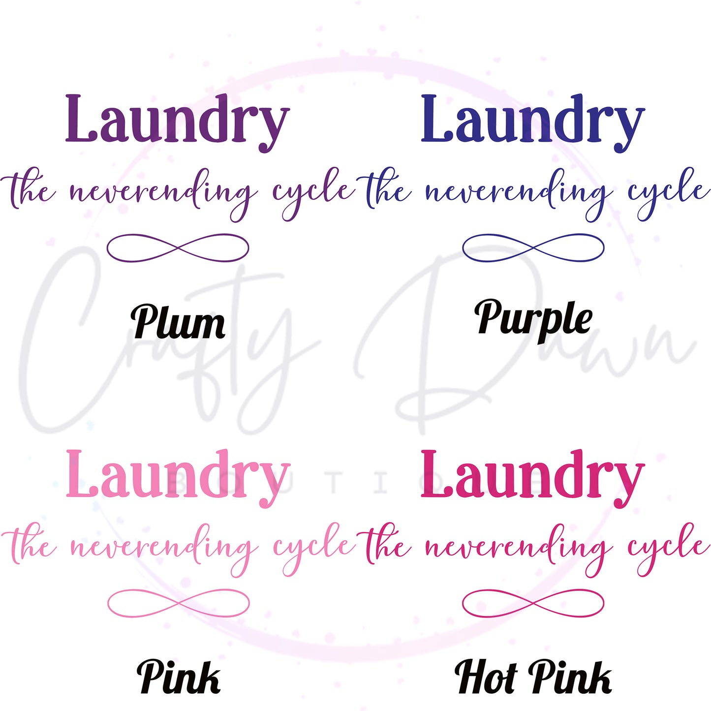 Laundry, The Neverending Cycle Decal