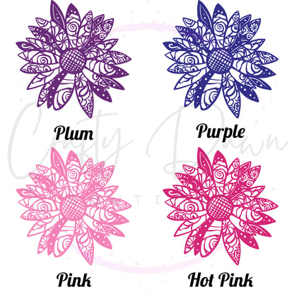 Daisy Mandala Decal