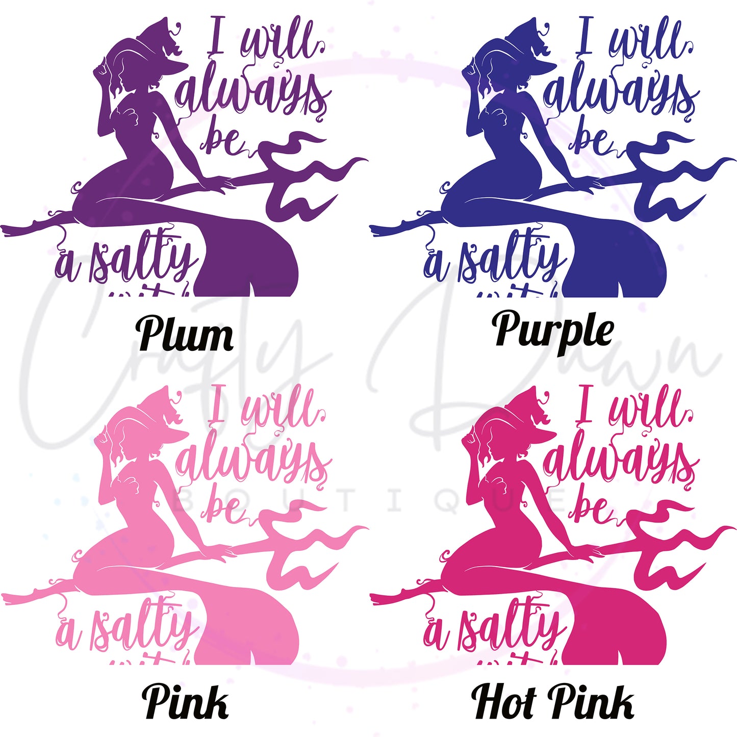 Salty Witch Decal