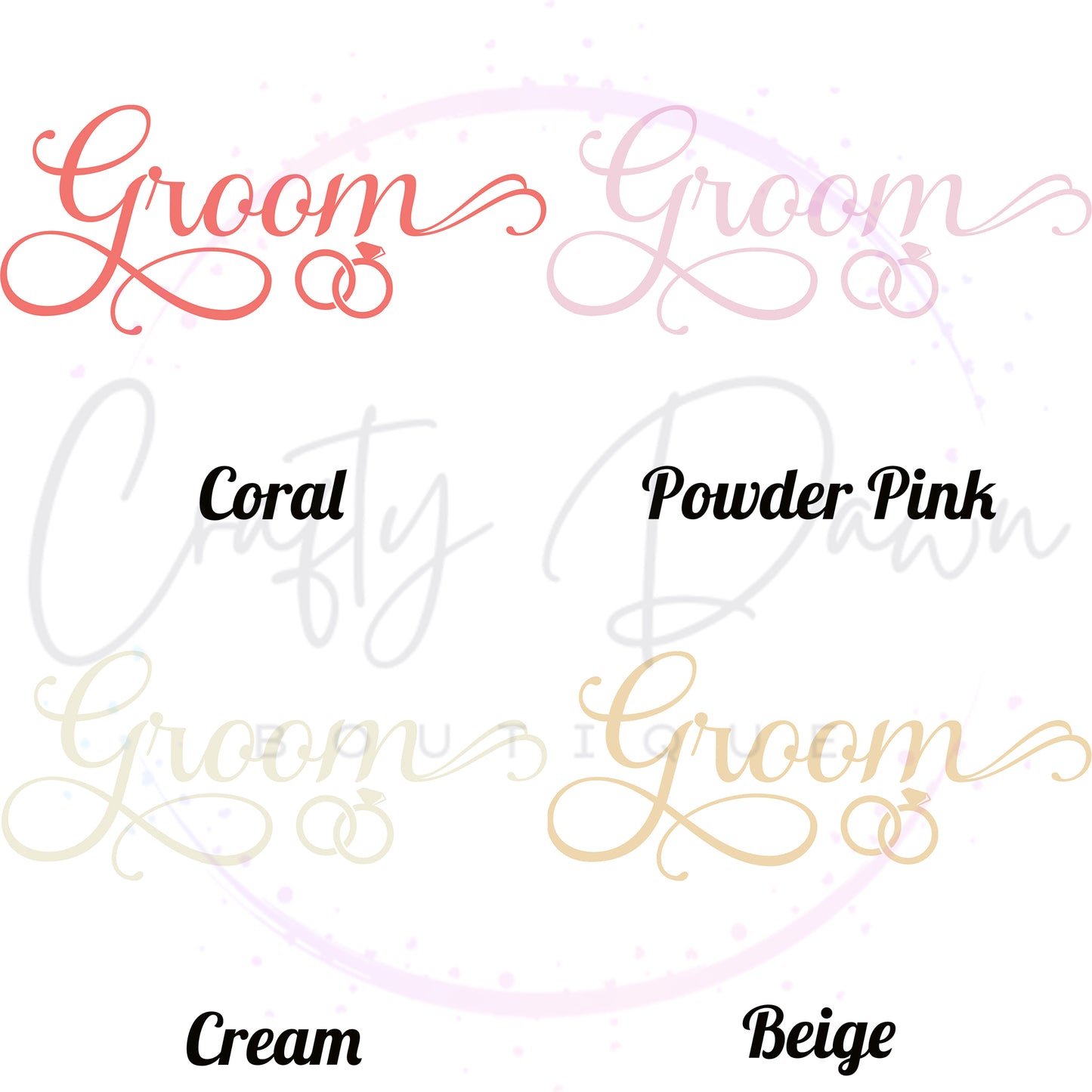 Groom Acrylic Sign