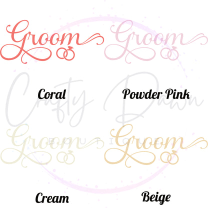 Groom Acrylic Sign