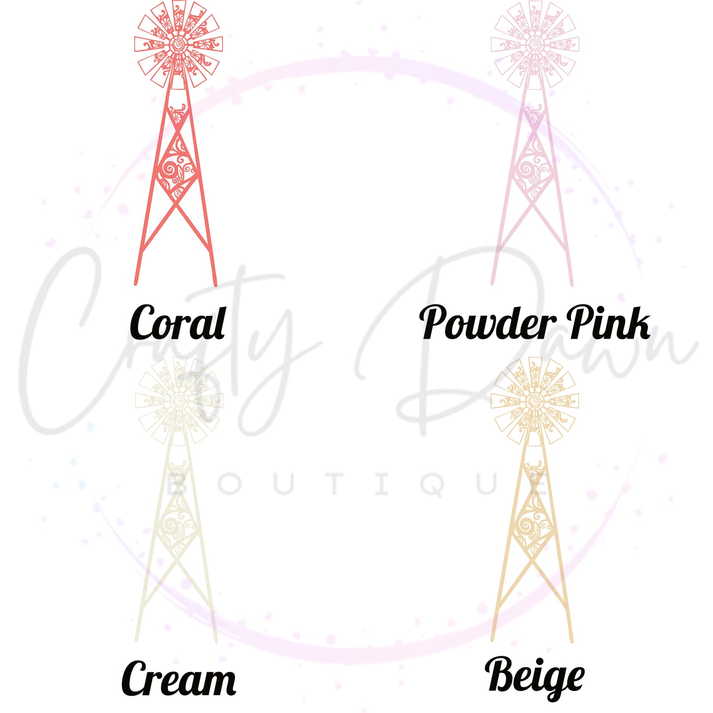 Farmhouse Windmill Decal