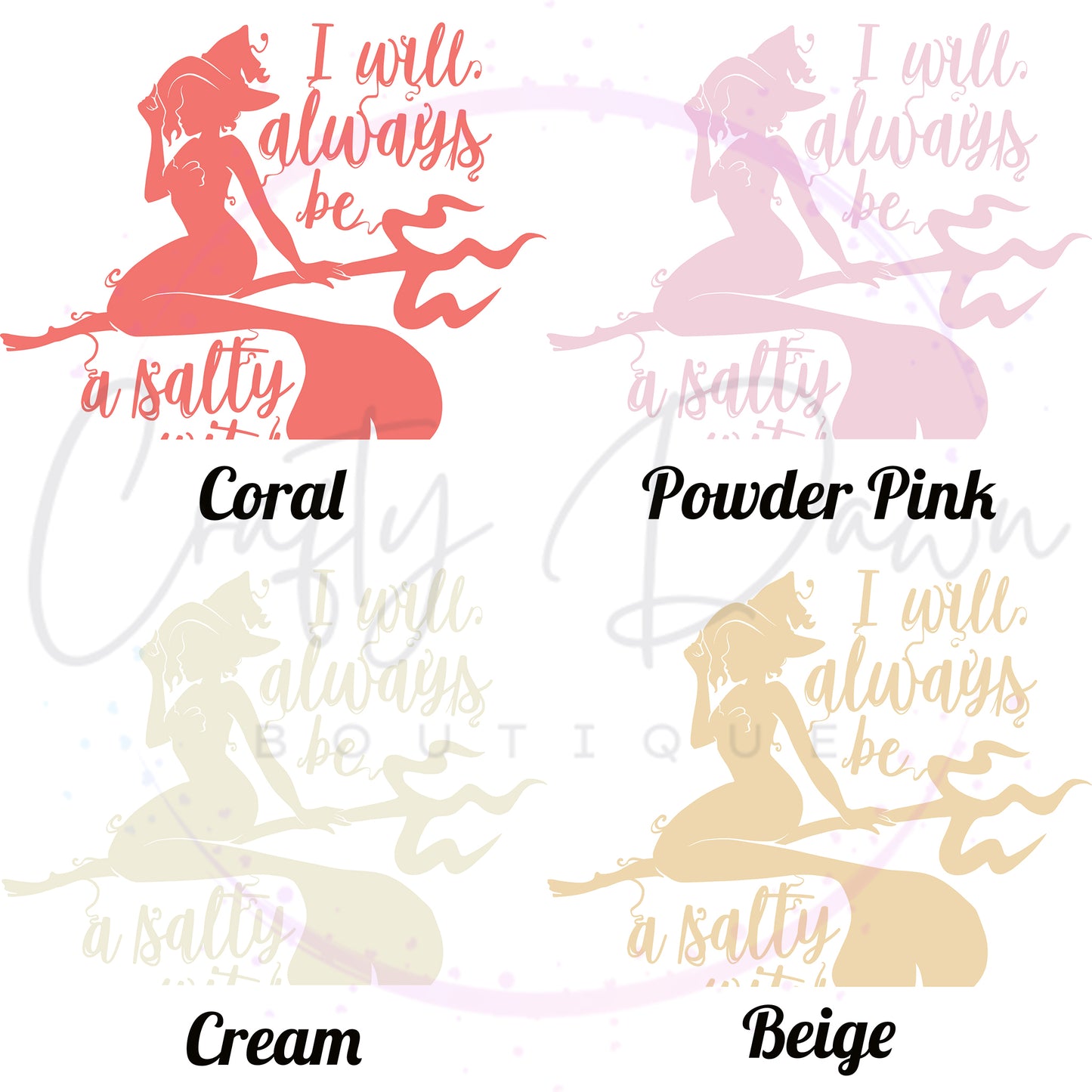 Salty Witch Decal