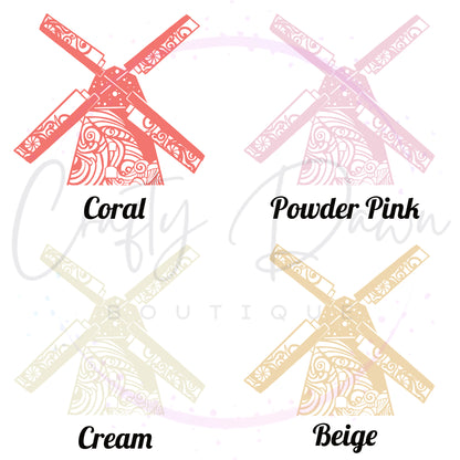 Windmill Mandala Decal