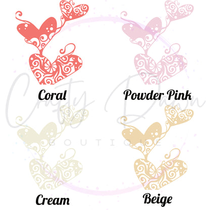 Tangled Hearts Mandala Decal