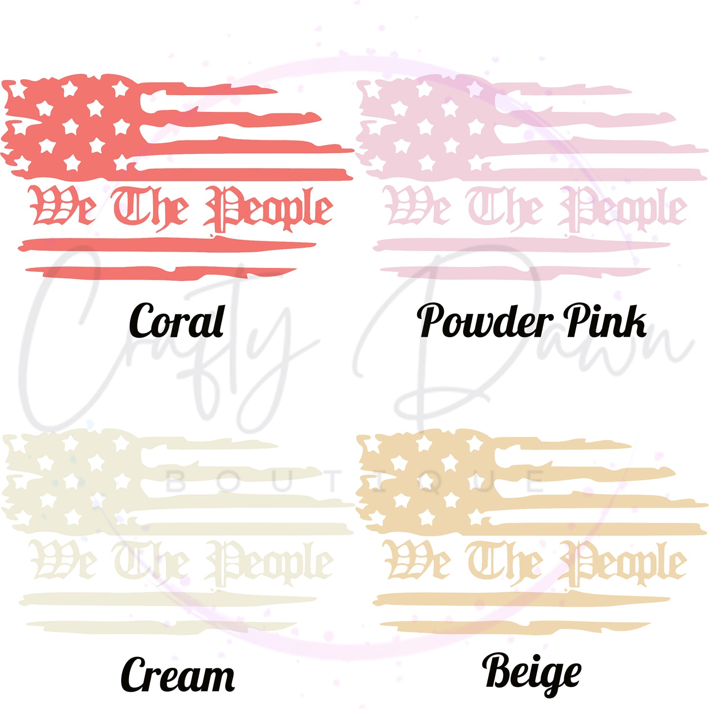 We The People Decal
