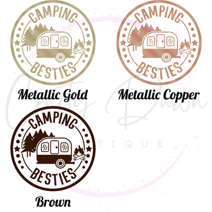 Camping Besties Decal