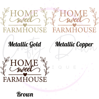 Home Sweet Farmhouse Decal