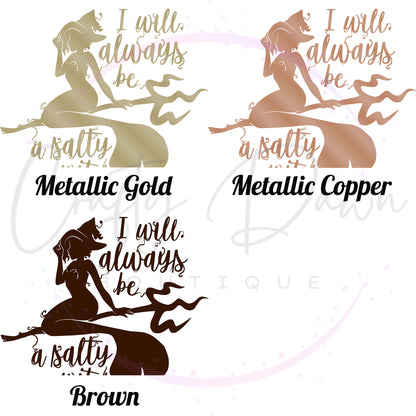 Salty Witch Decal