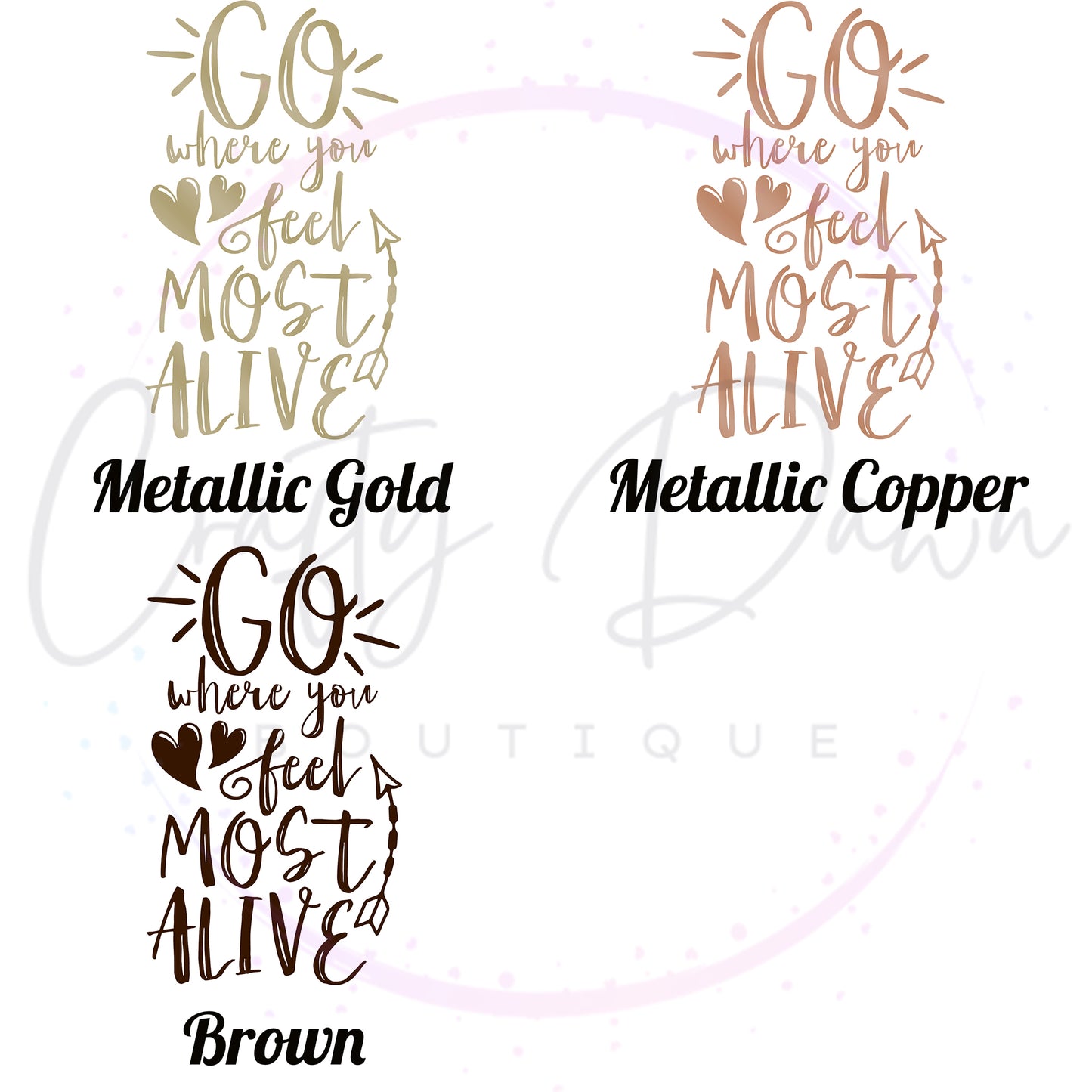 Go Where You Feel Most Alive Decal