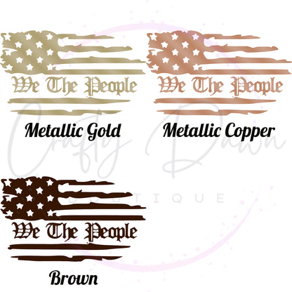We The People Decal