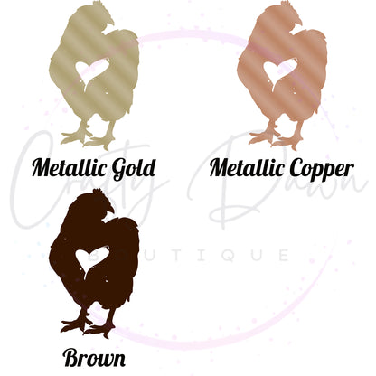 Chicken Heart Decal 2