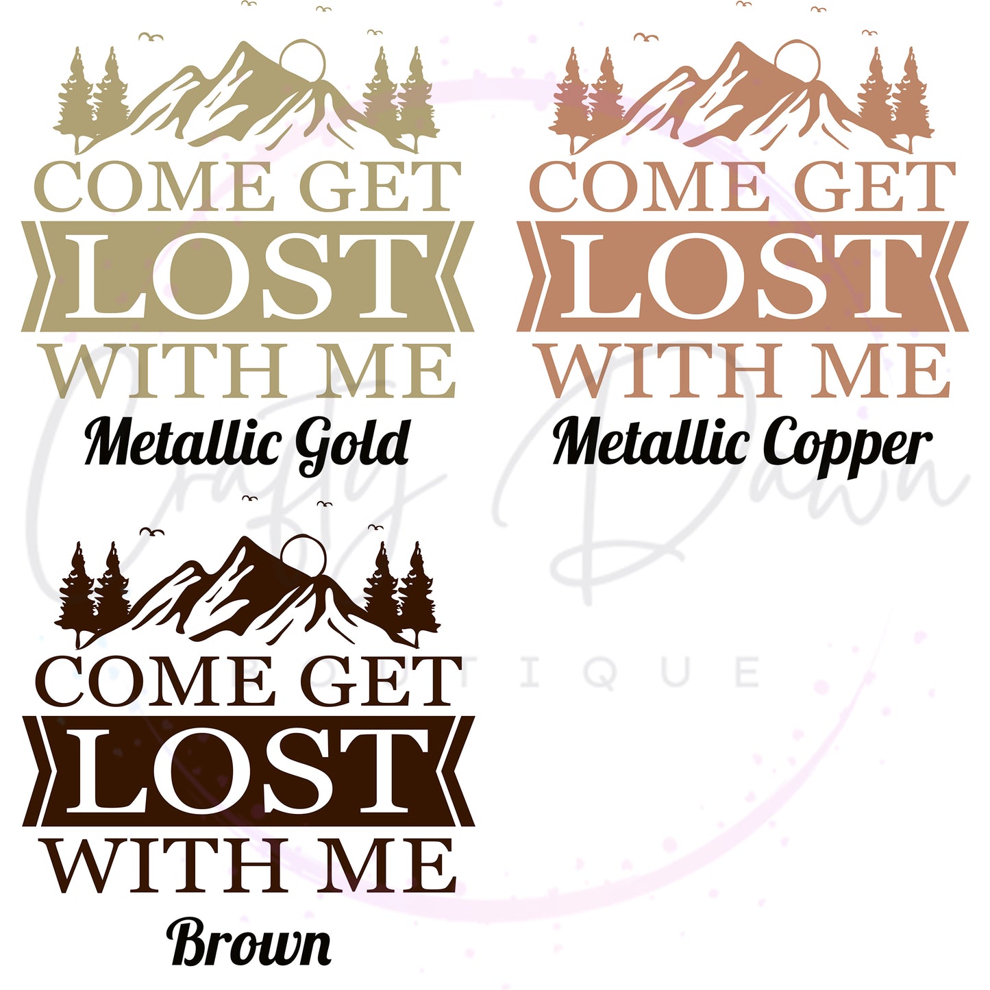 Get Lost With Me Decal