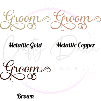 Groom Acrylic Sign