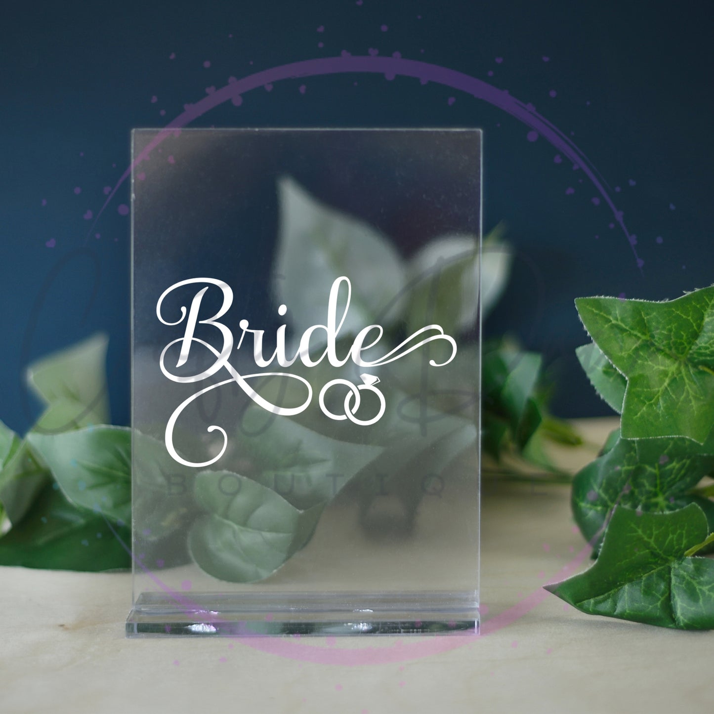 Bride Acrylic Sign