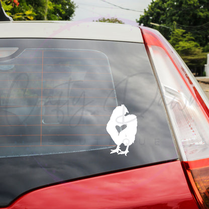 Chicken Heart Decal 2