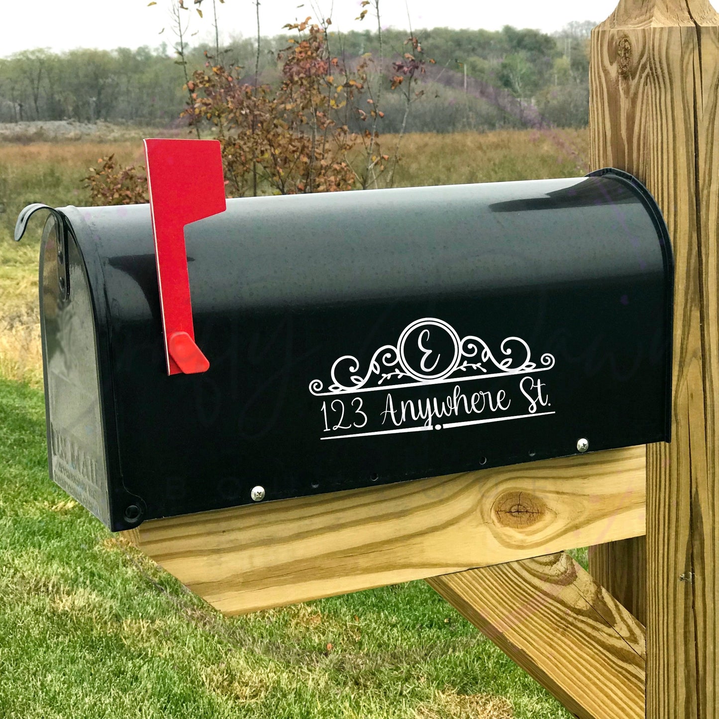 Vine Mailbox Decal