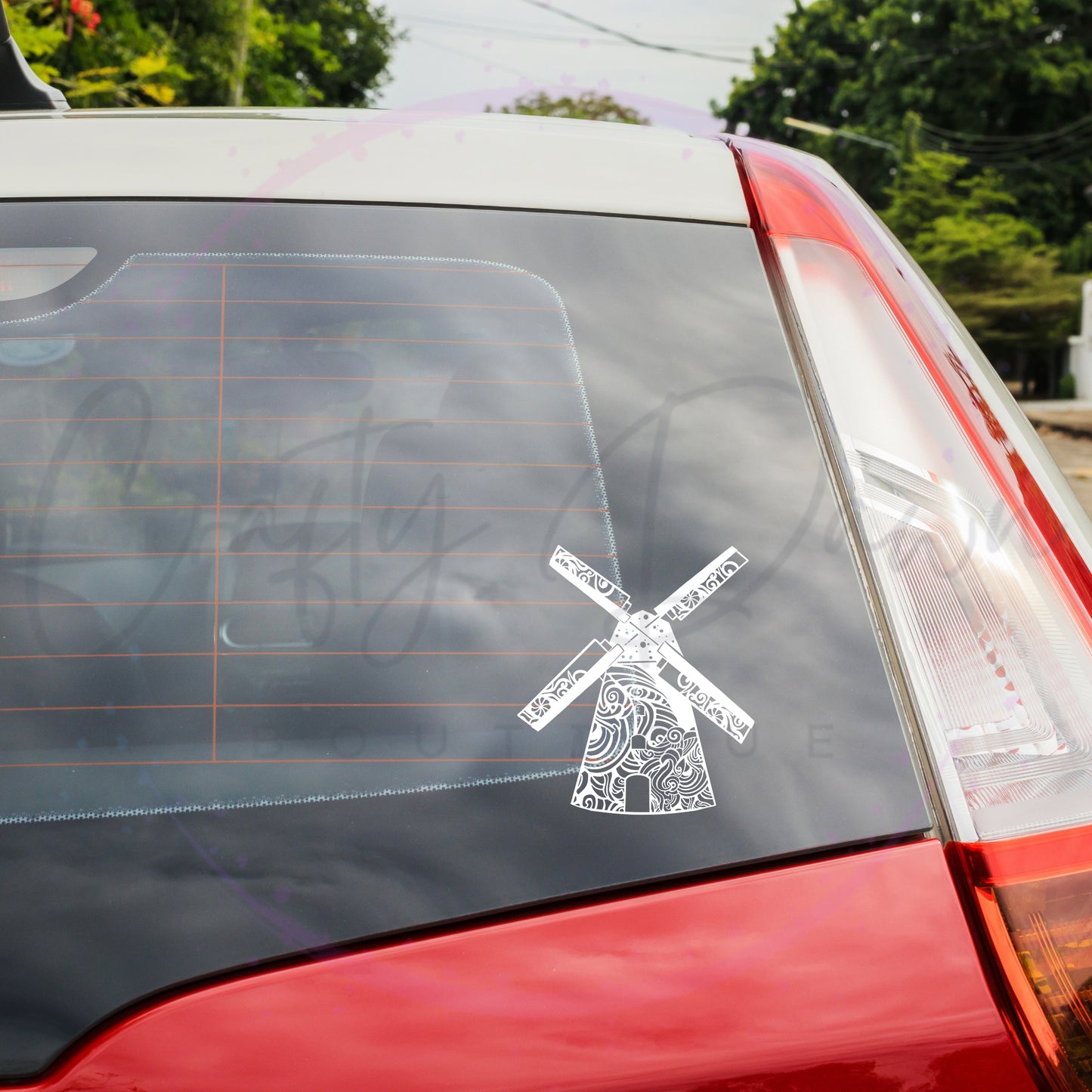 Windmill Mandala Decal