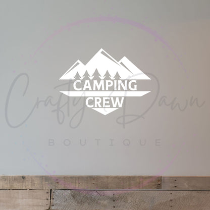 Camping Crew Decal